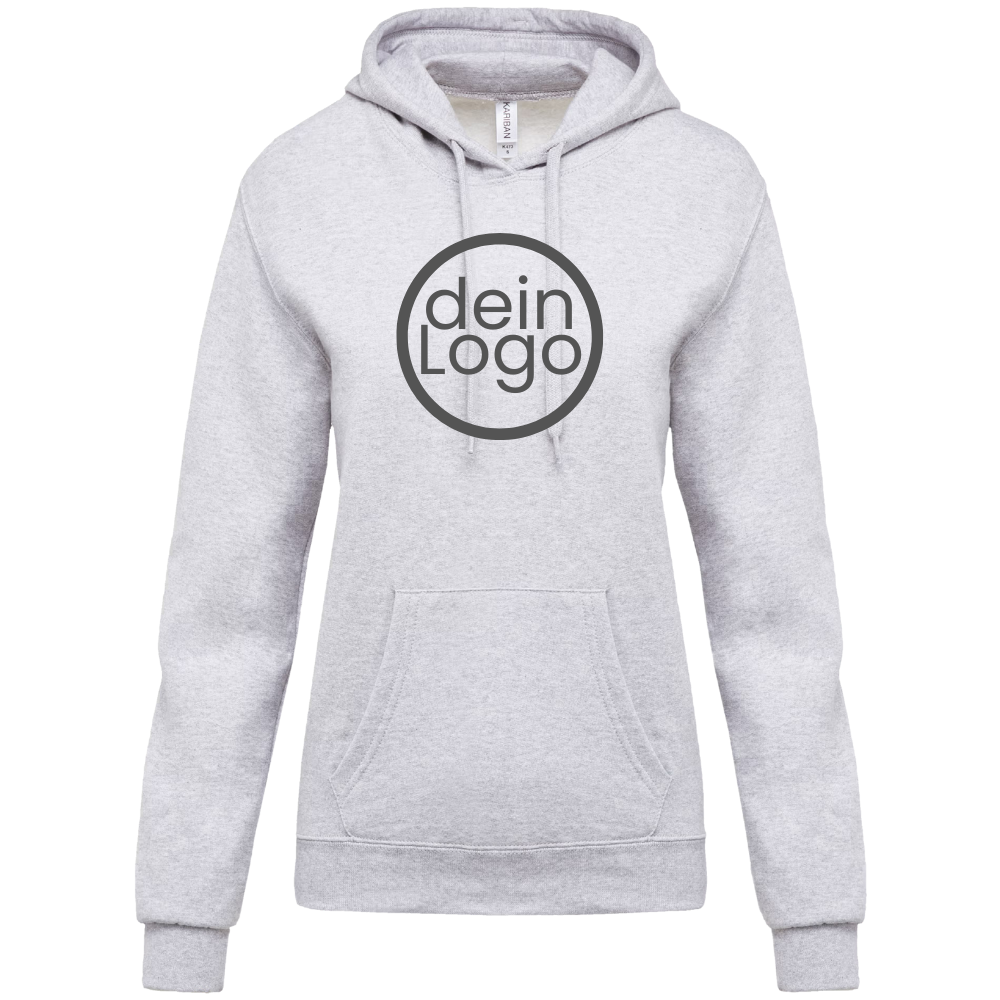 Hoodie Damen - Ash Heather