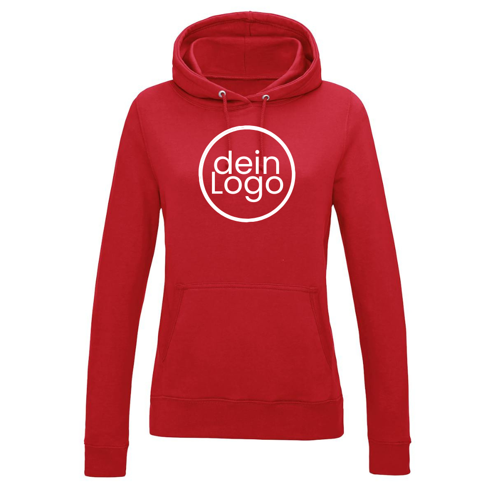 Hoodie Damen - Fire Red