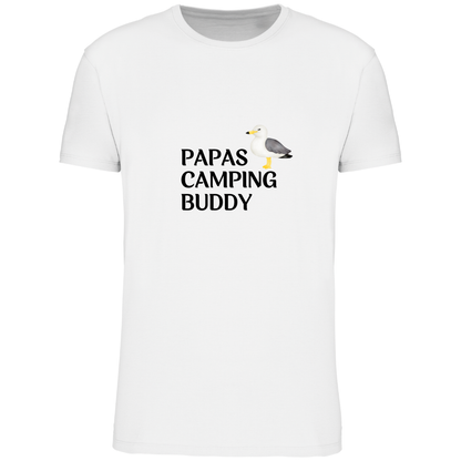 Kinder T-Shirt - Papas Camping Buddy & Möwe