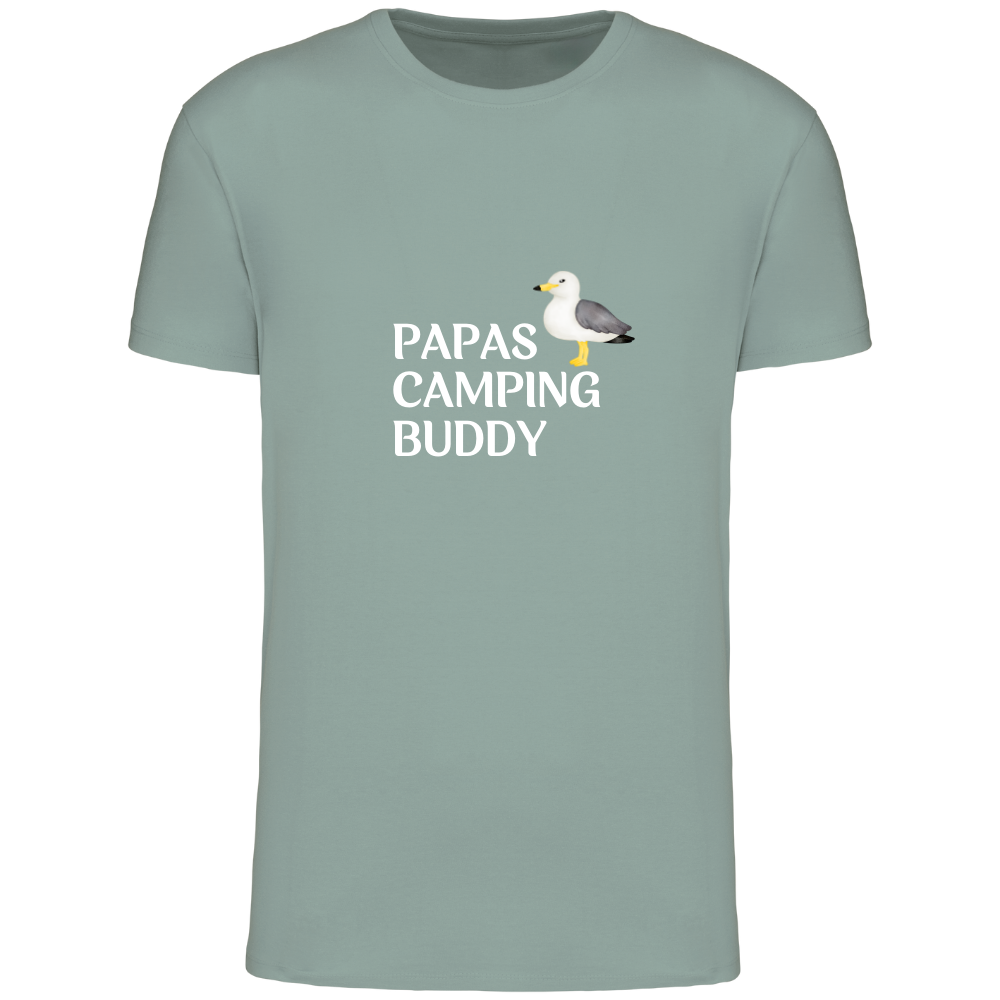 Kinder T-Shirt - Papas Camping Buddy & Möwe