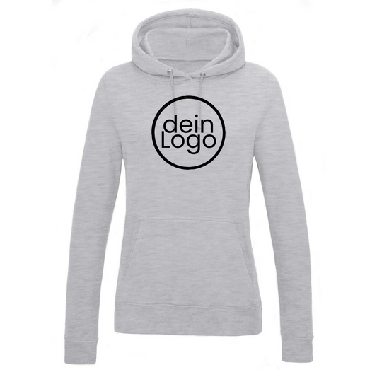 Hoodie Damen - Heather Grey