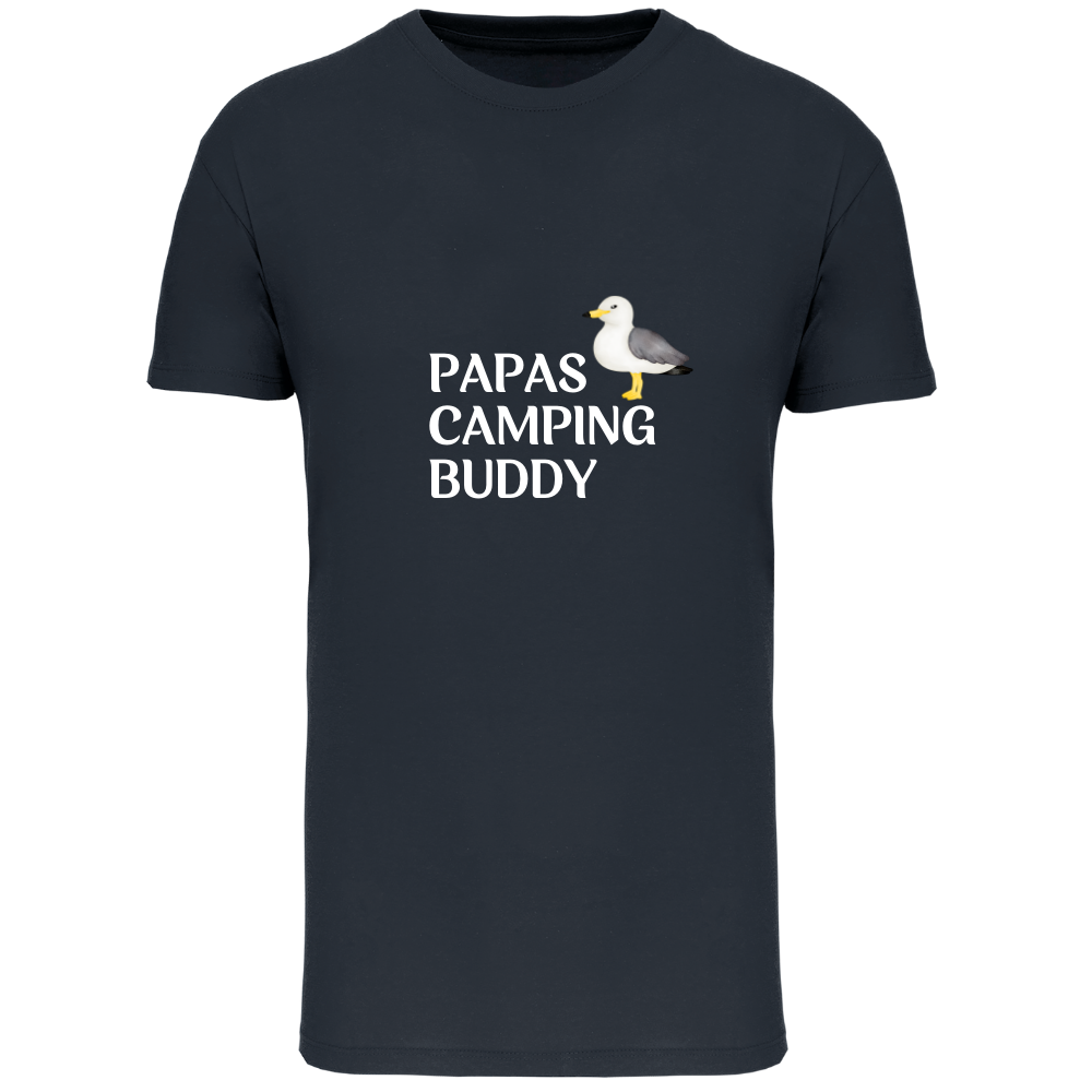Kinder T-Shirt - Papas Camping Buddy & Möwe