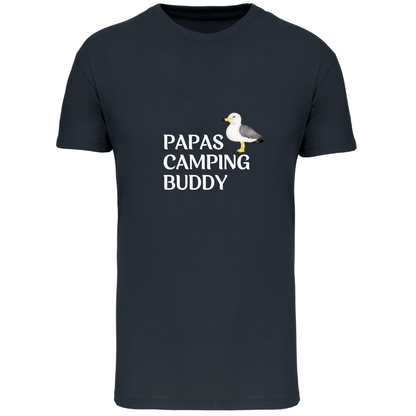 Kinder T-Shirt - Papas Camping Buddy & Möwe