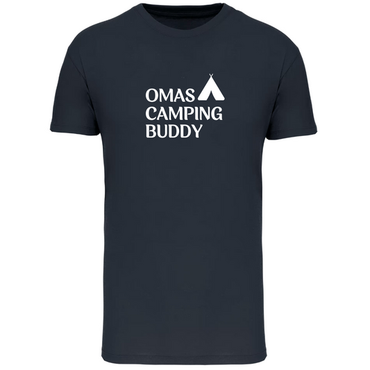 Kinder T-Shirt - Omas Camping Buddy & Zelt